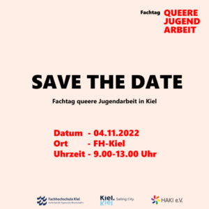 save the date Fachtag queere Jugendarbeit